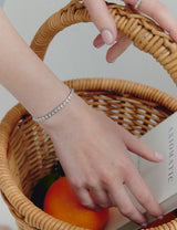26SS★ [Premium Plating] Essence AB(W) Love Point Tennis Bracelet