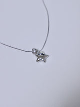 All surgical steel shooting star necklace