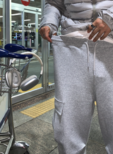 ネードワンミルウェアワイドカーゴトレーニングパンツ