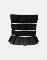 Riva Ribbon Frill Top