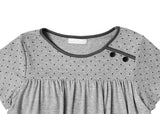 Butin Dot Button Balloon Short Sleeve T-shirt