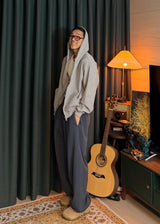 Soft Waffle Hooded Zip-Up  3COLOR