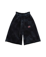 Washed destroyed bermuda P dusty gray