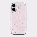 Shine Glam silver bumper case [1colors]