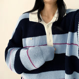 Tay Wapen Color Matching Kara Dangara Knit 
