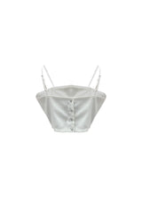 AI RIBBON BUSTIER / WHITE
