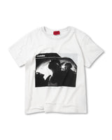 ILLUSION WHITE DISTRESSED TSHIRT