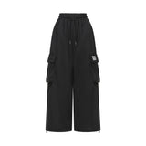LARGIO CARGO WIDE SWEAT PANTS (3COLOR)