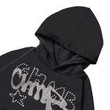 Boxy Hoodie Chambredelavain - No Regrets Dark Grey