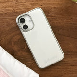 silver stripe phone case (epoxy bumper)