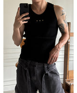 [S/S] Stud golgi sleeveless(2color)
