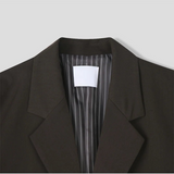 Semi over 3button blazer(2color)