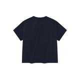 (w) スタンプクロップTシャツ / Navy