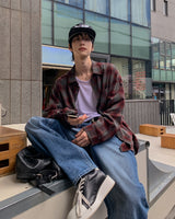 Posi Smooth Overfit Check Shirt