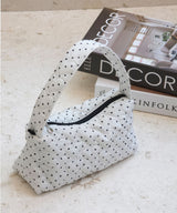 One Handle Mini Bag_ Petit Dot White