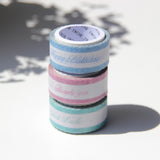 Good Luck Ribbon Die-cut Masking Tape
