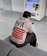 No.1568 USA fh ニットジップアップ (3color)