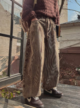 Dusty Corduroy Washed Balloon Pants
