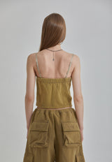 BUNDLE SLEEVELESS TOP