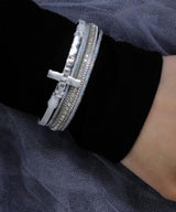 Blessed Cross Layered Bracelet