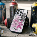 ヒップ ピンク ラビット アーカイブ エポキシ バンパー iPhone ケース