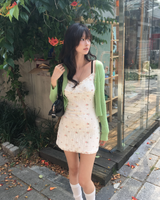 Knit crop cardigan