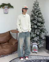 Loupe Wide Dart Denim Pants