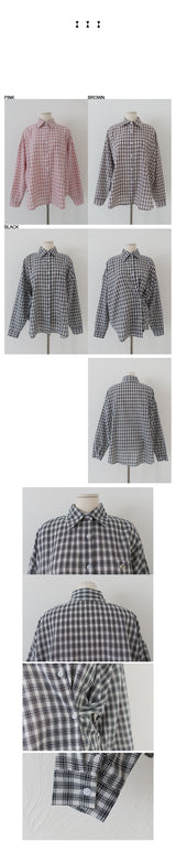 スプリングチェック2WAYシャツ (3COLORS!)