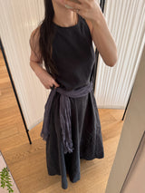 Soft Whipping Scarf - Dark Gray