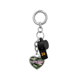NO.552 [ブラックイエロー] 24カラーウィスルキーリング