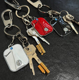 Part Metal Lock Keyring