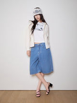 Denim Bermuda Shorts
