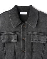 No.1412 trucker washed KNIT CD