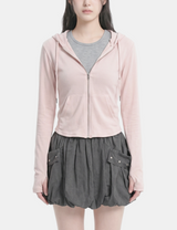 Miley Halter Top & Hoodie Set