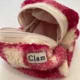 Clam ラウンドポーチ_ベリークリームチーズソフトファー