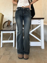ブリゲットグラディエントウォッシングデニムパンツ