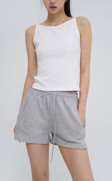 [U-BASIC] Pose Scene Ribbed Sleeveless