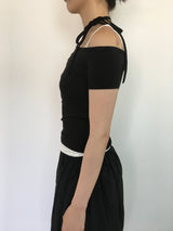 Unbalanced Tie T-Shirt (4color)