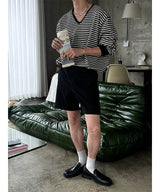 [S/S] サマーハーフバンディングショートパンツ((5color)