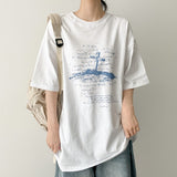 Rath Vintage Print Short Sleeve T-shirt 