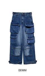 Hands Utility Pocket Cargo Denim