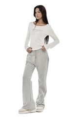  Kleen club letter top, White