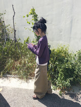 Gamma Stitch Point Balloon Wide Pants