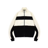 ASCLO チャンプカラーリングニットジップアップ (3color)