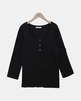 Bejeun Roll-Up 7-Sleeve T-Shirt