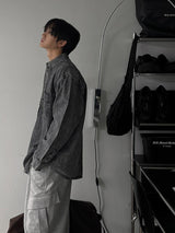 ASCLO Solid Banding Cargo Pants (4color)
