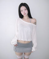 amelie unbal knit (3colors)
