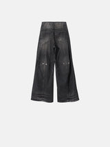 No.1019 noir boots cut denim PT