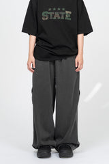 Mike Pigment Track Wide Pants