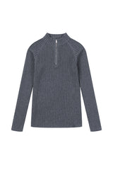 ゴルジ セミジップアップ マッスルフィット ニット